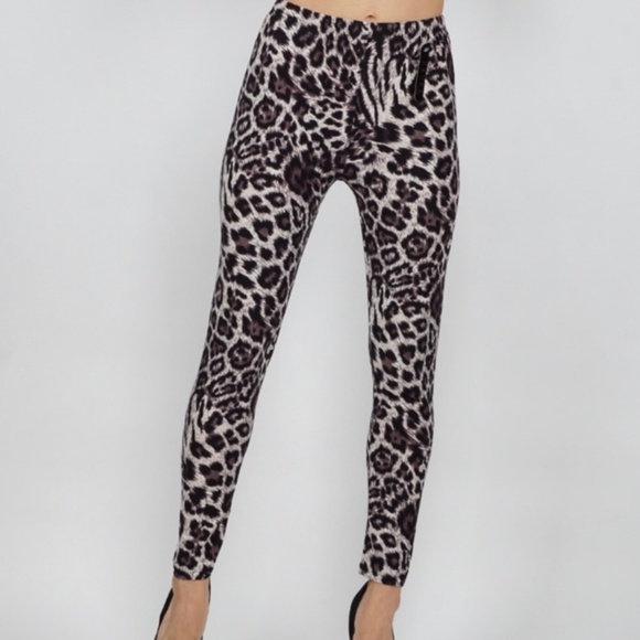 Animal print casual leggings - Picture 2 of 3
